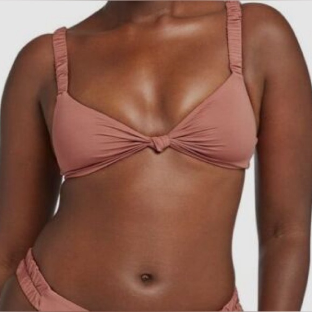 Vitamin A Zuri Scrunch Bralette Bikini Top